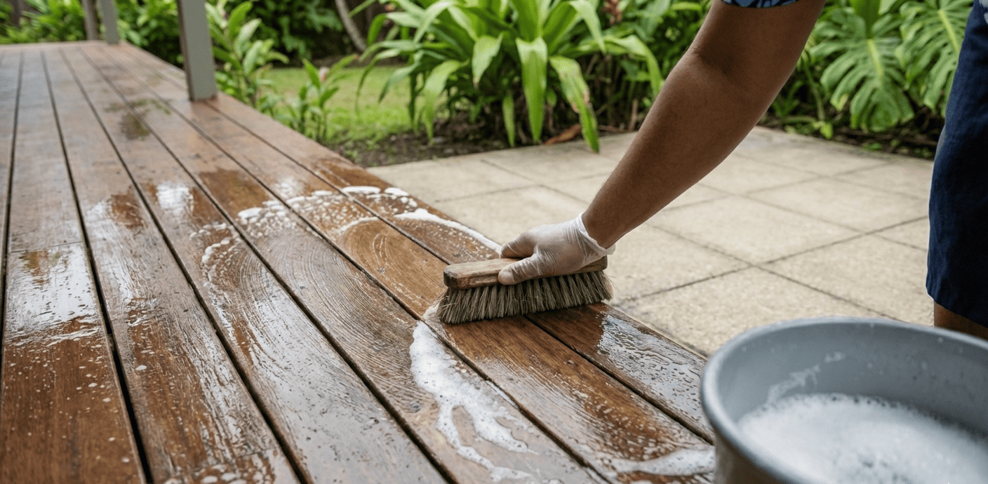 Cleaning Timber & Composite Decking